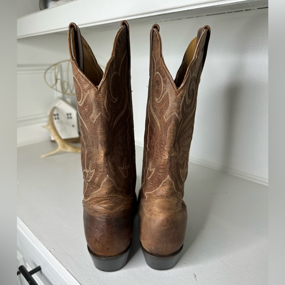 **SOLD**Vintage J.B. Dillon Genuine Goat Leather Western Cowboy Boots - Picture 6 of 9